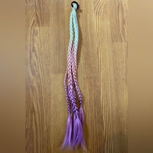 Handmade festival ombré hair tie braid